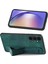 Samsung Galaxy A25 5G(GLOBAL)(161.0 x 76.5 x 8.3mm)Kılıf Bileklik Yumuşak Pu Deri+Tpu Telefon Kabuğu-Yeşil (Yurt Dışından) 2