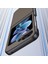 Samsung Galaxy Z Flip6 5g Kılıf Pu Deri + Pc Karbon Fiber Doku Telefon Kapağı Ekleme Mavi (Yurt Dışından) 3