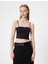 Crop Üst Fiyonk Detaylı Ip Askılı Slim Fit 3