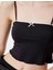 Crop Üst Fiyonk Detaylı Ip Askılı Slim Fit 5