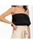 Siyah Müslin Croptop 5