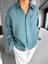 Oversize Fit Uzun Kollu Müslin Gömlek Mint 2