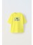Earned Not Gıven Yazılı Futbol Tasarım Baskılı Sarı Çocuk T-Shirt 2