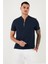 Pamuklu Regular Fit Yarım Fermuarlı T Shirt Erkek T Shirt 5902653 1