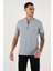 Pamuklu Regular Fit Yarım Fermuarlı T Shirt Erkek T Shirt 5902653 1