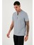 Pamuklu Regular Fit Yarım Fermuarlı T Shirt Erkek T Shirt 5902653 4