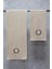 Bej 2 Li Kadife Banyo Seti 50X90 cm - 100X150 cm Little Rose 2
