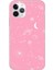 Apple iPhone 11 Pro Max Gezegenler Pembe Telefon Kılıfı 1
