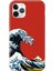 Apple iPhone 11 Pro Max Kanagawa Kırmızı Telefon Kılıfı 1