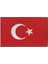 Turkey Türkiye Türk Bayrak Nakış Işleme Arma Patch Peç 3x5 cm 1