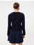 Saç Örgü Kazak Uzun Kollu Bisiklet Yaka 4