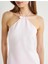 x Tuba Ünsal - Mini Halter Yaka Elbise Fiyonk Detaylı 4SAK80289UW 3