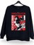 Levi Ackerman Shingeki No Kyojin Baskılı Bisiklet Yaka Oversize Sweatshirt Anime Manga Siyah 1