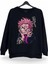 Sukuna Jujutsu Kaisen Çizim Baskılı Bisiklet Yaka Oversize Sweatshirt Anime Manga 1