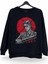 Kento Nanami Jujutsu Kaisen Baskılı Bisiklet Yaka Oversize Sweatshirt Anime Manga Siyah 1