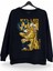 Saint Seiya Baskılı Bisiklet Yaka Oversize Sweatshirt Anime Manga Siyah 1