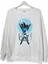 Goku Mavi Tasarım Dragon Ball Baskılı Bisiklet Yaka Oversize Sweatshirt Anime Manga 1
