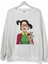 La Toxica Baskılı Bisiklet Yaka Oversize Sweatshirt 1