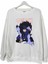 Megumi Divine Dog Jujutsu Kaisen Baskılı Bisiklet Yaka Oversize Sweatshirt Anime Manga 1