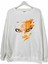Parçalı Naruto Baskılı Bisiklet Yaka Oversize Sweatshirt 1