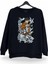 Levi Attack On Titan Baskılı Bisiklet Yaka Oversize Sweatshirt Anime Manga Siyah 1