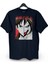 Eren Shingeki Attack On Titan Baskılı Loose Fit Bisiklet Yaka Unisex Tişört 1