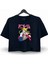 Sailor Moon Serenity Ay Savaşçısı Baskılı Oversize Crop Tişört 1