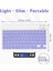 Everest Everpad DC-8015 7" Uyumlu Kablosuz Bluetooth Şarj Edilebilir Mini Q Klavye - Mor 4