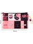 Blackpink K-Pop Desenli Kalemlik Fermuarlı Makyaj Çantası Orta Boy 12CM x 20CM 3