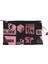Blackpink K-Pop Desenli Kalemlik Fermuarlı Makyaj Çantası Orta Boy 12CM x 20CM 1