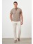 Erkek Taba Trend Polo Yaka Dynamic Fit T-Shirt 4