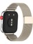 Huawei Watch Fit 3 Uyumlu Kordon Paslanmaz Çelik Metal Bükülmeye Dayanıklı Manyetik Klips Saat Kayış 2