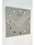 Square Long Pattern Aynalı Kare Çizgili 50 x 50 cm Sessiz Mekanizma Duvar Saati 1
