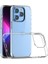 iPhone 14 Pro Max Tam Koruma Sağlayan Sert ve Şeffaf Coss Premium Silikon Kılıf 1
