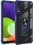 Samsung Galaxy A22 4g Yüzüklü ve Kenarları Renkli Köşe Korumalı Mola Premium Pc Silikon Kılıf 1