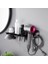 Bir Stil Saç Kurutma Makinesi Raf Siyah Alüminyum Saç Kurutma Makinesi Depolama Raf Kurutucu Tutucu Banyo Dyson Süpersonik Saç Kurutma Makinesi Tutucu Полка Для Ванной (Yurt Dışından) 2
