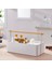 Beyaz Stil Makyaj Kreş Masası Için Depolama Tutucu Ev Banyo Mutfak, Caddy Ev Depolama Kolu Organizatör, Çelik + Ahşap (Yurt Dışından) 2