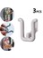 Beyaz-3pcs Tarzı Banyo Terlik Raf Duvara Monte Kapalı Ev Deliksiz Tuvalet Drenaj Raf Depolama Ayakkabı Raf Tuvalet Askı Kancası (Yurt Dışından) 5