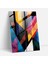Süprematizm Geometrik Şekiller Cam Baskı - Modern Sanat Duvar Dekorasyonu Cam Tablo 30 x 45 cm 1