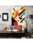 Süprematizm Ev & Duvar Dekorasyonu Modern Sanat Cam Sanatı 30 x 45 cm 2
