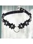 XQ-152 Koyu Goth Tarzı Abartılı Prenses Yaka Gotik Aksesuarlar Siyah Deri Dantel Gerdanlık Vintage Lolita Kolye Estetik Zincir (Yurt Dışından) 1