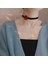 XL-1387 Sevimli Lolita Kız Tatlı Kırmızı Çiçek Kadife Öğrenci Sisters Parti Gerdanlık Kadın Moda Ince Klavikula Zincir Kısa Boyun Kolye Hediye (Yurt Dışından) 4
