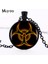 Siyah Stil No.3 Boyutu Biohazard Logo Kolye Kolye Charm Vintage Yuvarlak Siyah Zincir Kolye Kolye Kadın Takı Erkek Elbise Aksesuarları Hz1 (Yurt Dışından) 3