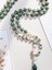 S-N0182 Oaııte 8 mm Doğal Taş Yosun Akik 108 Boncuk Mala Kolye Kadın Erkek Japamala Tespih Meditasyon Yoga Ruhu Moda Takı (Yurt Dışından) 5