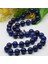 Mavi Stil 8 mm Vintage Moda Doğal Mavi Lapis Lazuli Taş Yuvarlak Boncuk mm Halat Zincir Kadın Takı Kolye Hediye Y757 (Yurt Dışından) 1