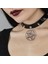 Renk Huımıao Gotik Pu Deri Gerdanlık Yaka Kolye Punk Rock Perçin Damızlık Pentagram Heksagram El Yapımı Kadın Vintage Takı (Yurt Dışından) 4