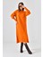 Kadın Düz Basic Tunik Orange 2