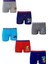 Tutku 0253 Erkek Çocuk Karışık Desenli Ekonomik 6 Lı Paçalı Boxer 1