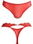 Helena Paris Kadın Transparan Taşlı Dantel Detaylı Tanga Slip (2749) 3