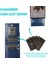 Kredi Kartı Tutucu Kılıf ile Samsung Galaxy S24 Ultra ile Uyumlu (Yurt Dışından) 5